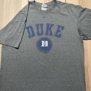 Vintage Nike Duke Blue Devils Basketball Center‎ Swoosh Shirt